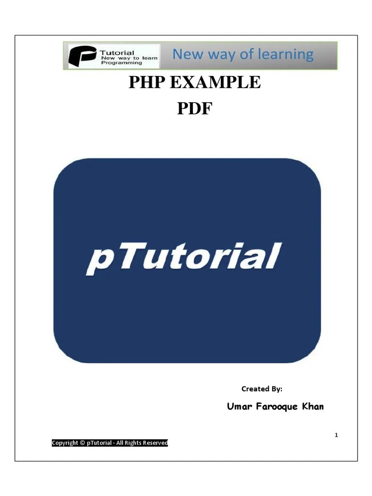 PHP Programs Examples With Output PDF | PDF | Data Management ...