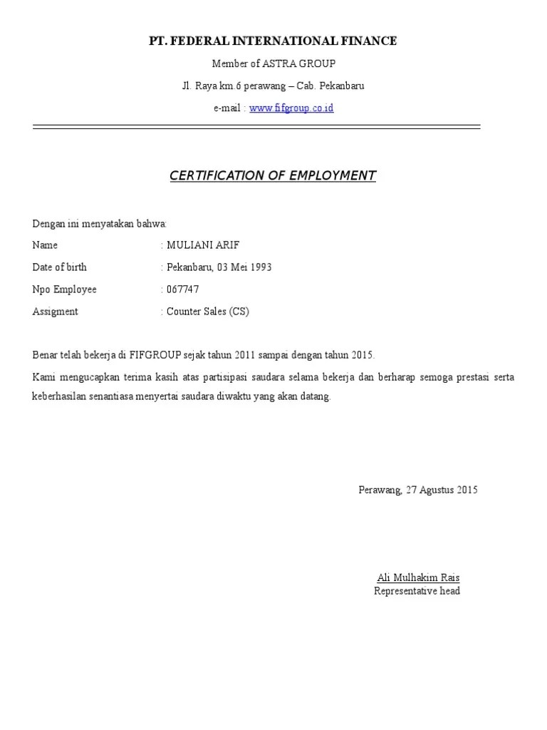 Contoh Surat Pengunduran Diri Dari Perusahaan Sawit Nusagates 