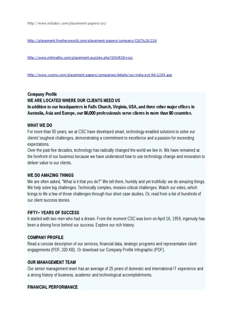 CSC Model Papers | PDF | C (Programming Language) | Outsourcing