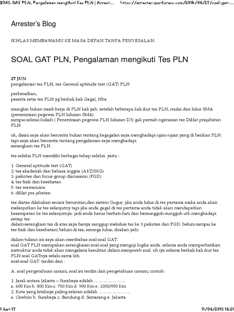 Pengumuman hasil tes mahasiswa baru uniska tahun akademik 2019 2020 . Soal Soal Tes Pmb Pnup Jawabanku Id