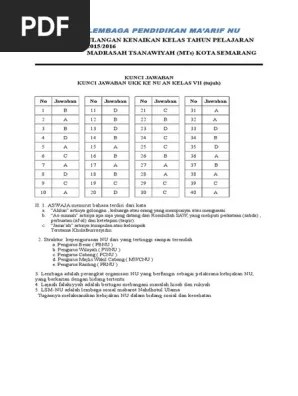 Walaupun demikian kami juga menyarankan karena diriku menggunakan ataupun. Kunci Ke Nu An Kls 7 Dan 8 Pdf