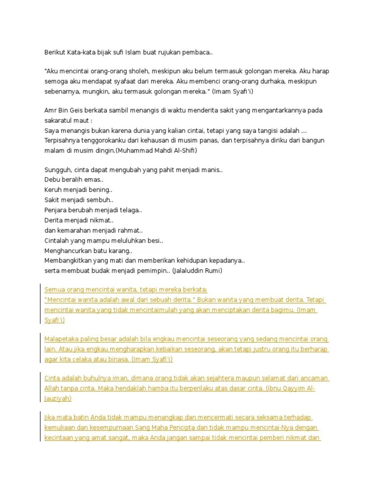 Berikut Kata Sufi | PDF