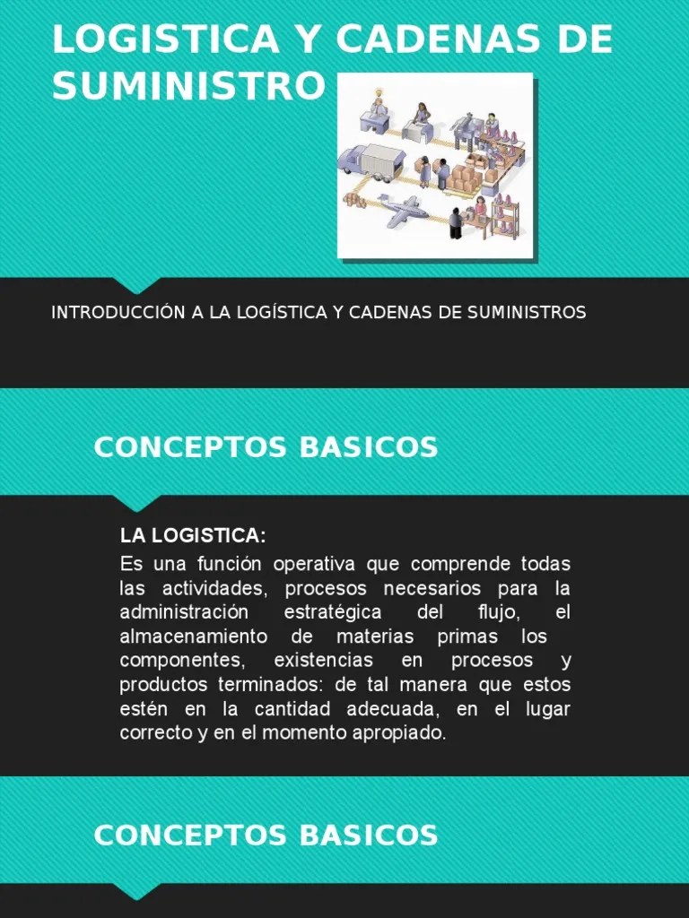 Logistica Y Cadenas De Suministro | PDF | Logística | Distribución ...