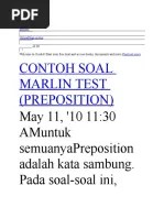 Contoh soal marlin test doc. Marlin Test