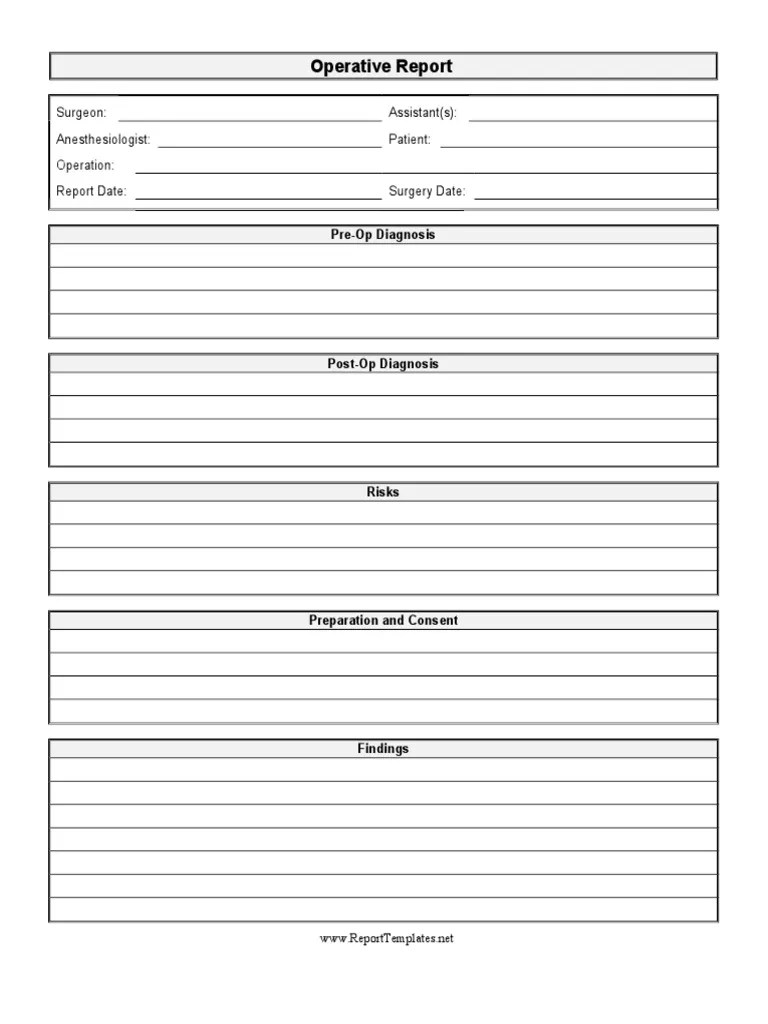 Operative Report: Surgeon: Assistant(s) : Anesthesiologist: Patient: Operation: Report Date ...