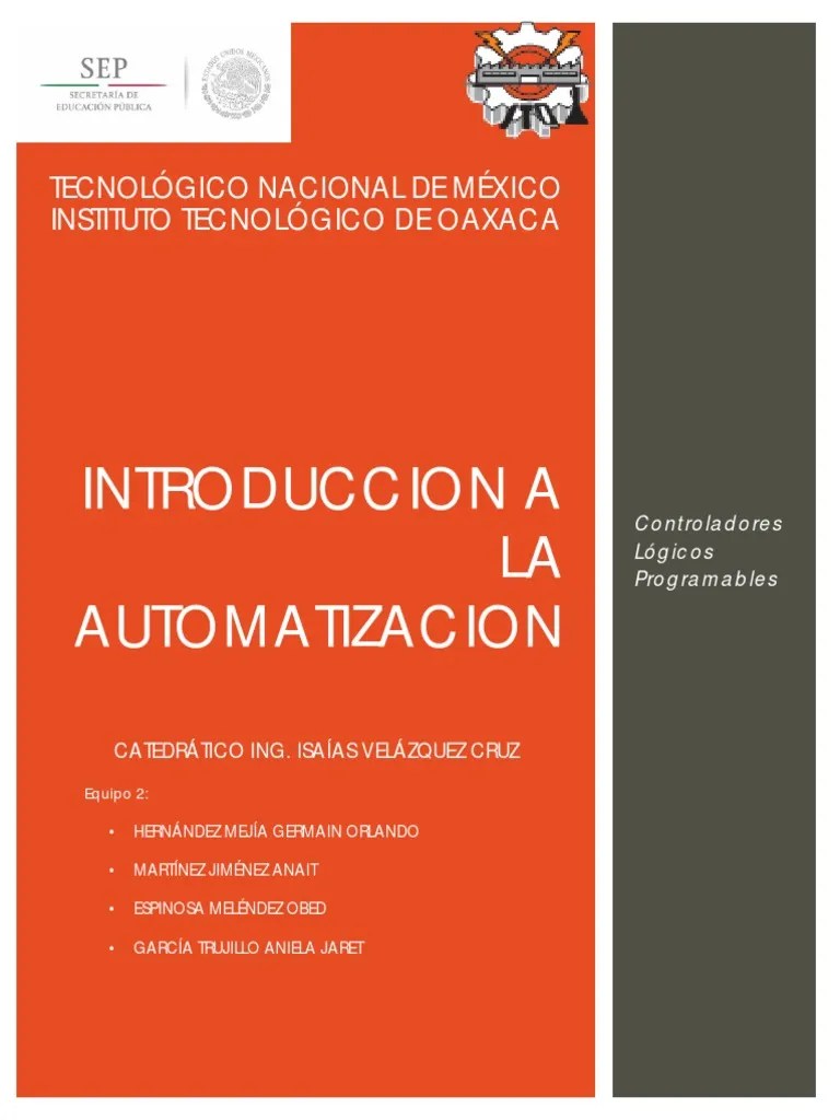 Automatizacion Y PLC | PDF | Controlador Lógico Programable | Electrónica