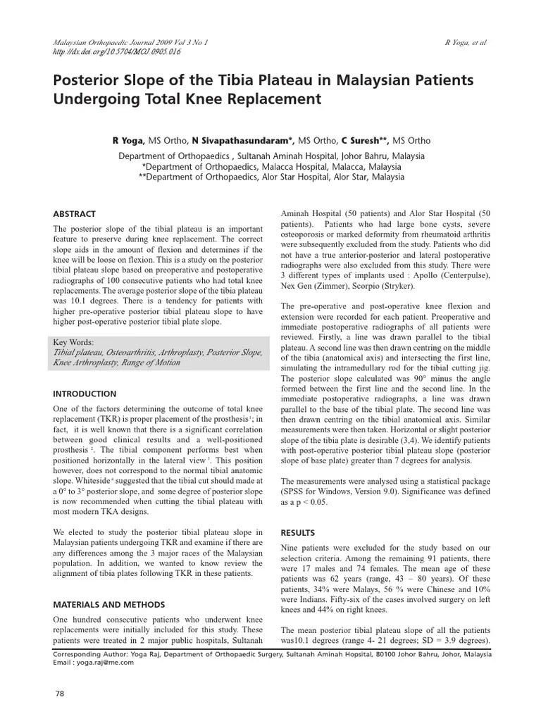 Total Knee Replacement | PDF | Knee | Musculoskeletal System