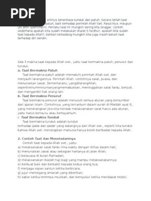 Contoh lainnya, orang tua tidak. Taat L Pdf