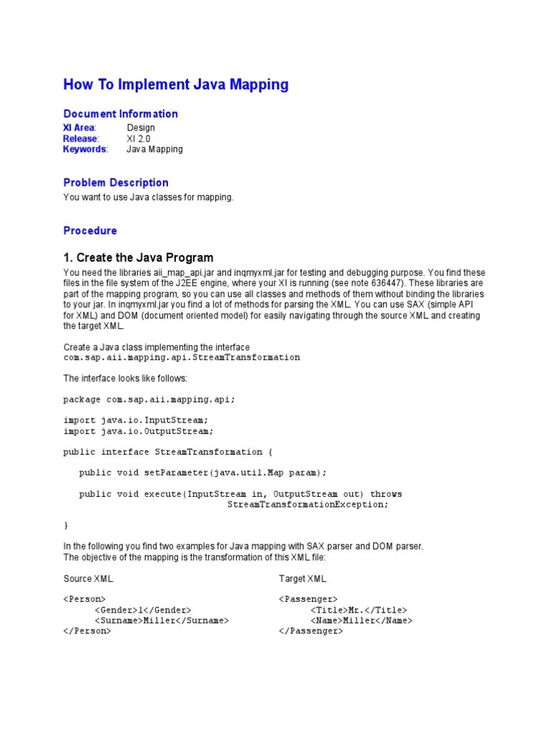 How To Implement Java Mapping: A Step-by-Step Guide To Creating Java ...