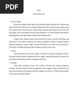 Buah cepat sekali rusak oleh pengaruh mekanik, kimia dan mikrobiologi sehingga mudah menjadi busuk. Makalah Buah Subtropis Dan Tropis Pdf