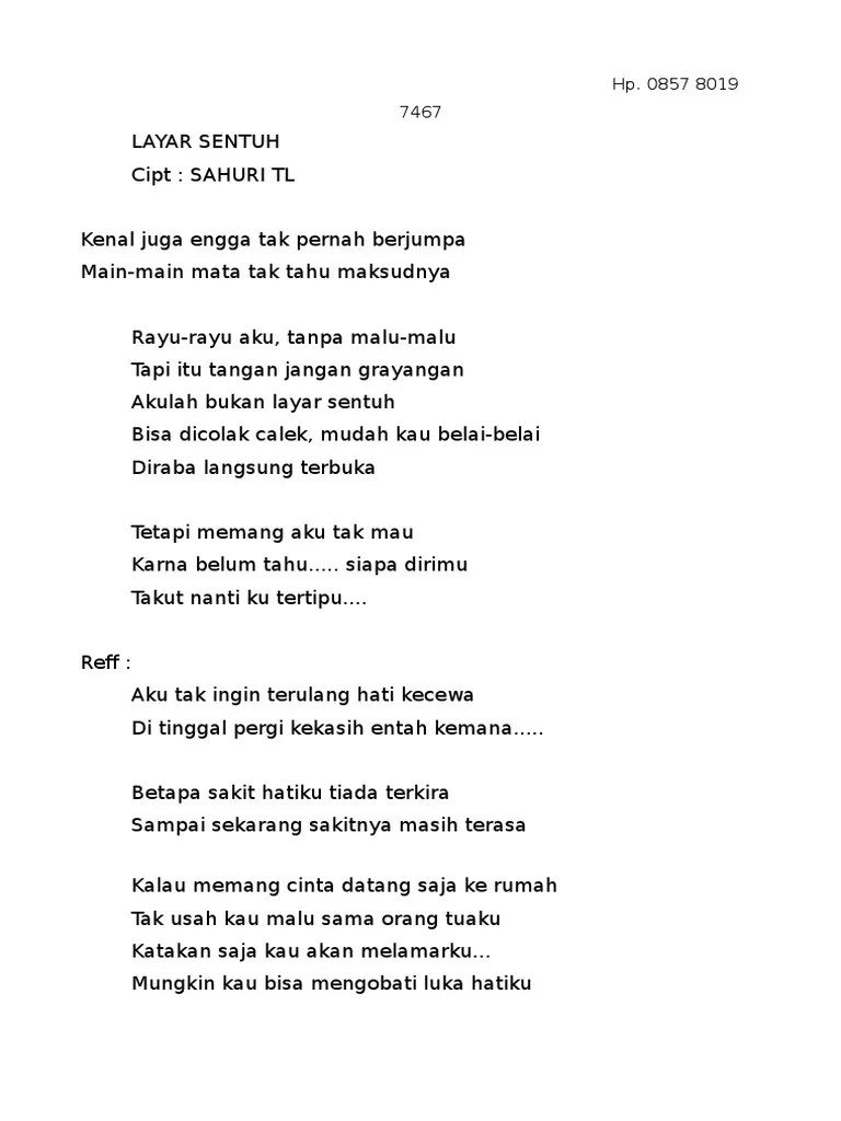 Read atmosfera:tak tahu malu from the story lirik lagu by fatnuriz with 802 reads. Lirik Lagu Pdf