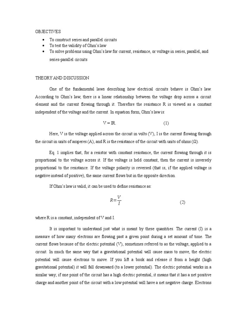 Circuits Love Series And Parallel Circuits Electric Current