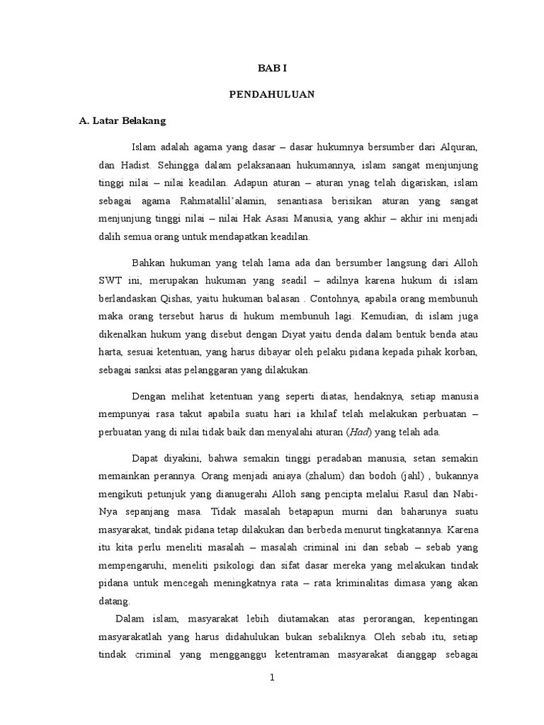 Hukum Pidana Islam | PDF