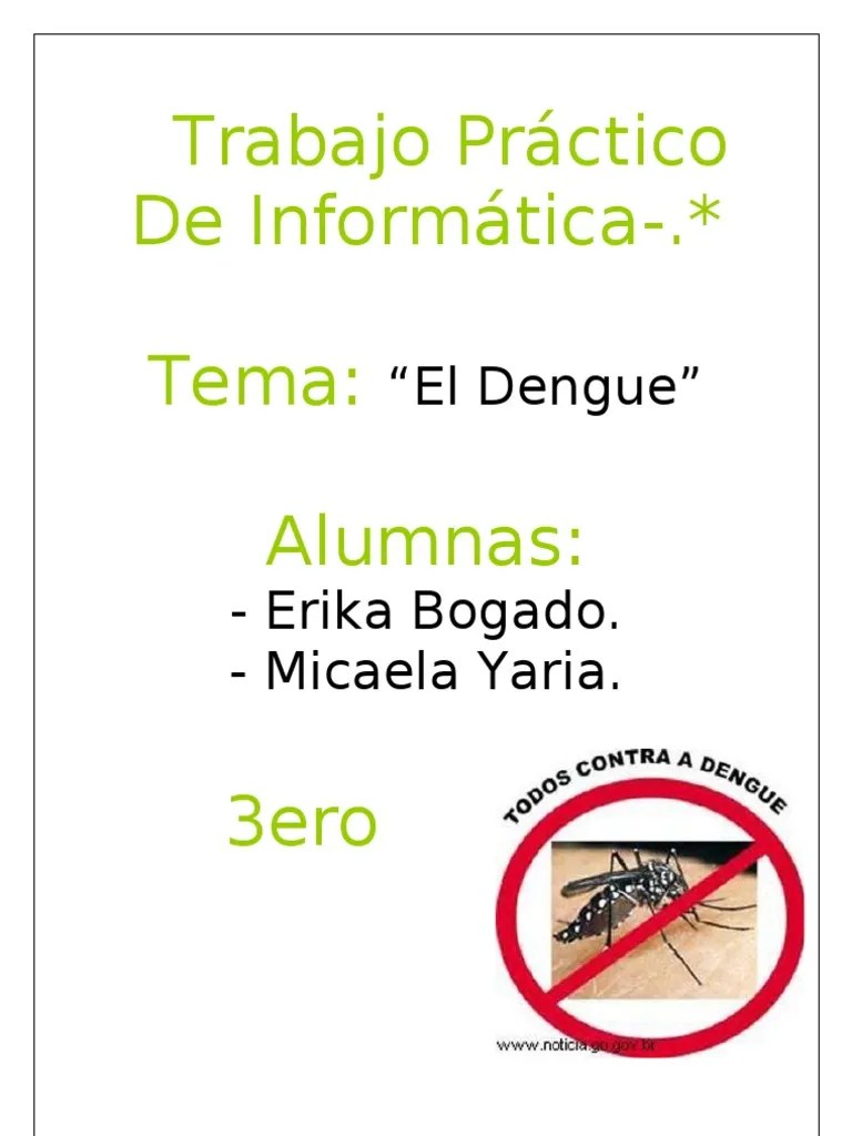 El Dengue | PDF | Epidemiología | Medicina