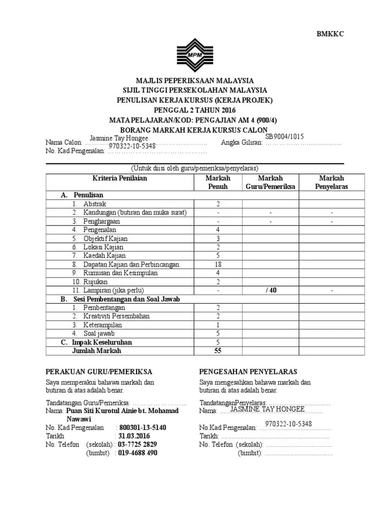 0:00 intro0:05 penulisan 5.00:35 penulisan 5.1 demografi3:02 penulisan 5.2 hasil dapatan bagi objektif 112:24 penulisan 5.3 hasil dapatan . Justifikasi Pemarkahan Kerja Kursus Dan Pembentangan Borang Kosong Edited Pdf