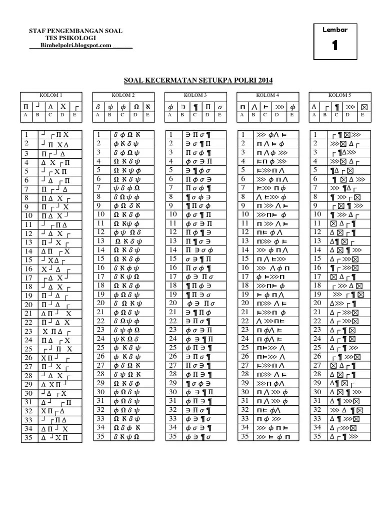 Tahun 2013 tes angka hilang lihat contoh soal. 24 Contoh Soal Psikotes Kecermatan Contoh Soal Terbaru