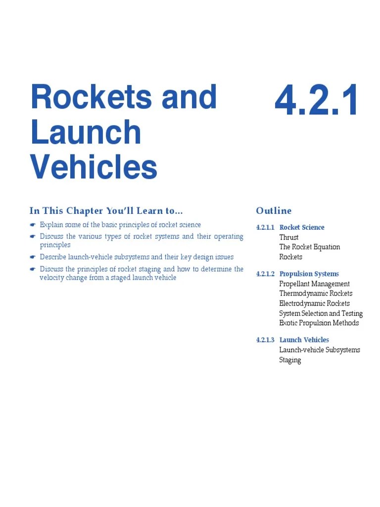 Understanding Rocket Propulsion: Exploring The Fundamental Principles ...