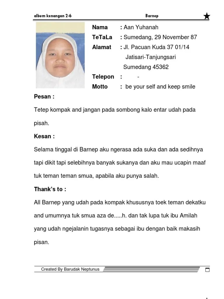 Smp, sd yang singkat, lucu dan keren. Alken Barnep 2006 Pdf