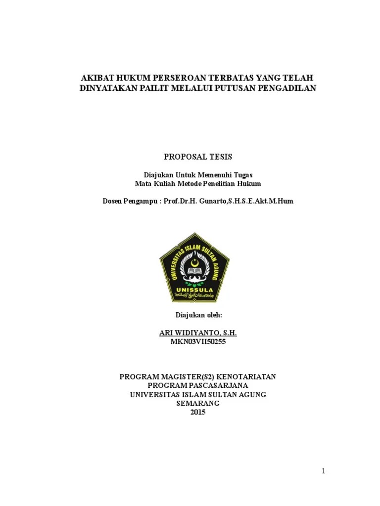 Silahkan anda klik link tentang koleksi contoh proposal penelitian hukum normatif pdf file yang ada di bawah ini. Proposal Tesis Pdf