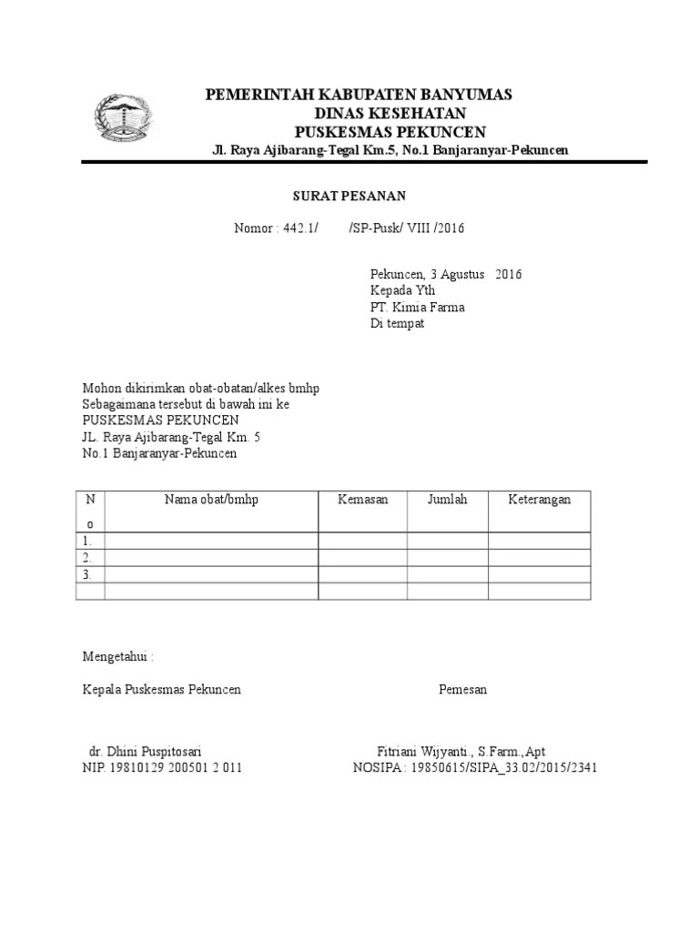 Kep, sp.kom selaku ketua jurusan keperawatan. Contoh Sp Pdf