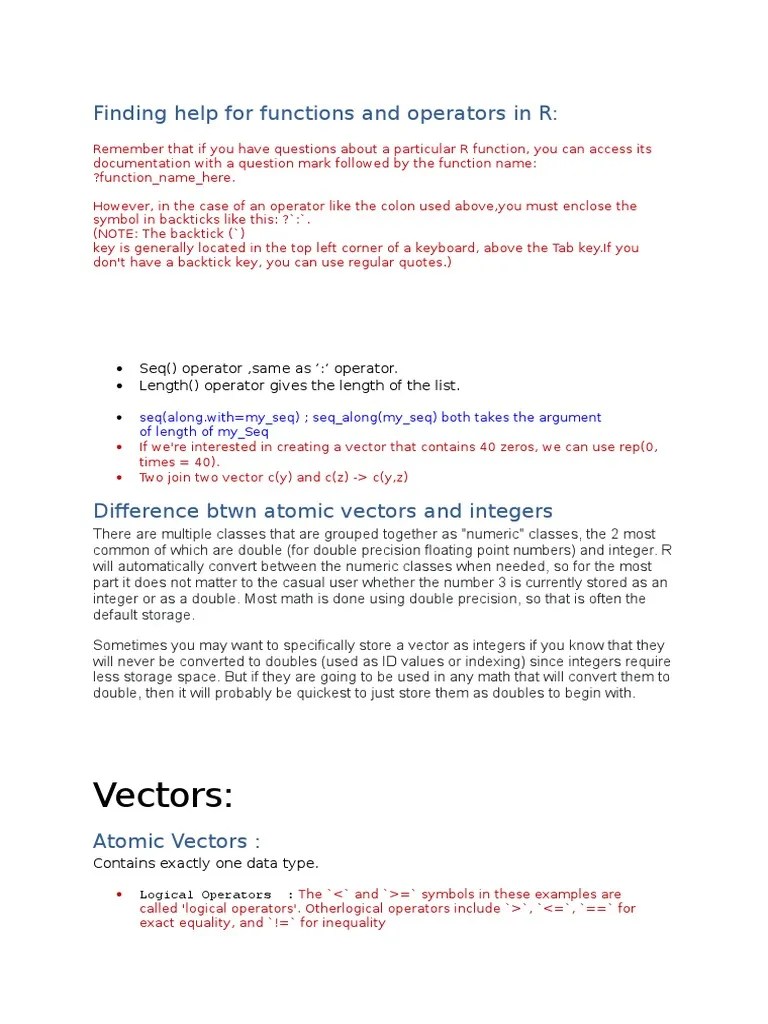 R Programming Swirl | PDF | Arithmetic Mean | Median