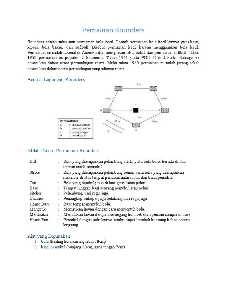 Permainan Rounders | PDF