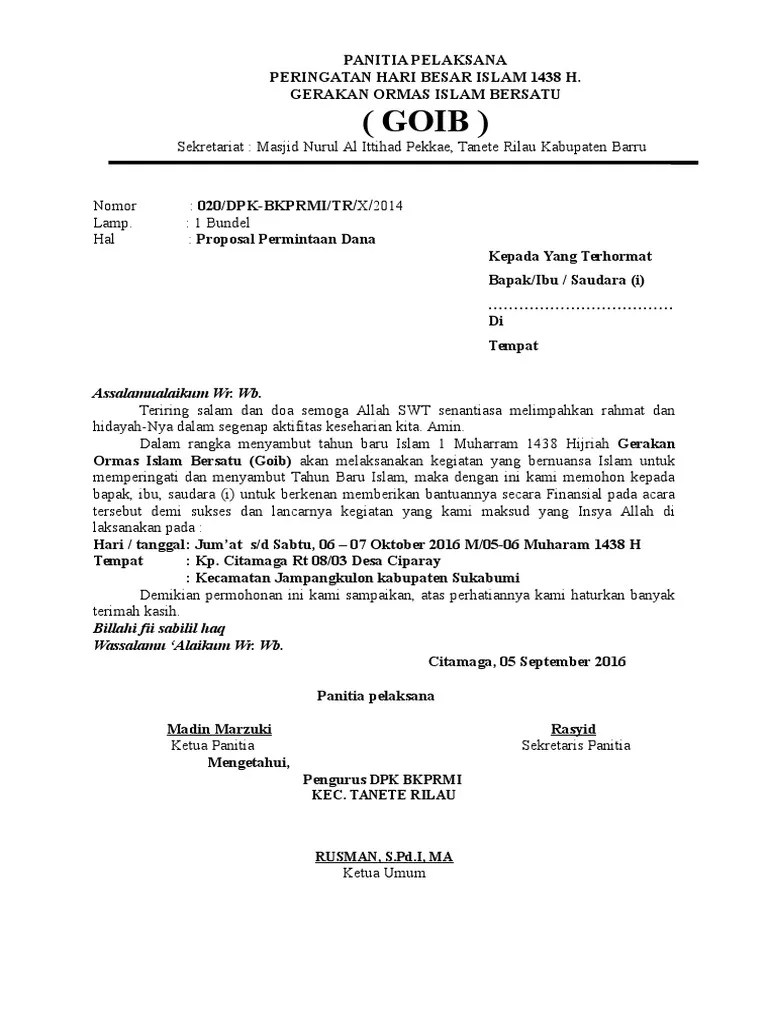 Yang semakin bertambah dari tahun ke tahun. Contoh Proposal Kegiatan Tahun Baru Hijr Pdf
