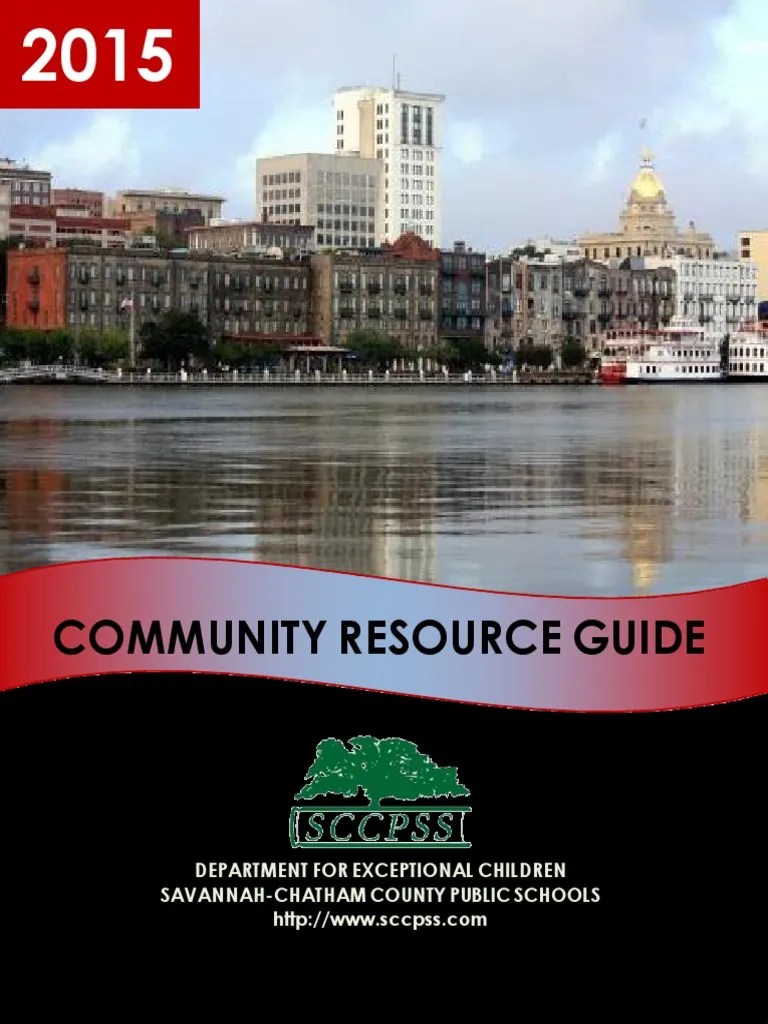 Sccpss Community Resource Guide | PDF | Physical Therapy | Intellectual Disability