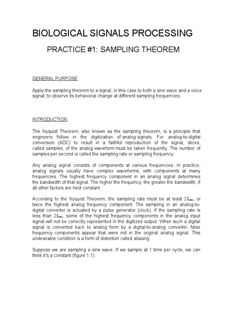 Lab 5 Sampling Theorem Pdf Sampling Signal Processing Telecommunications - 4K Sunset Patterns for Desktop