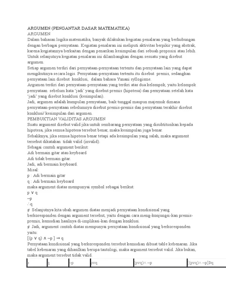 Logika Matematika 2 | PDF