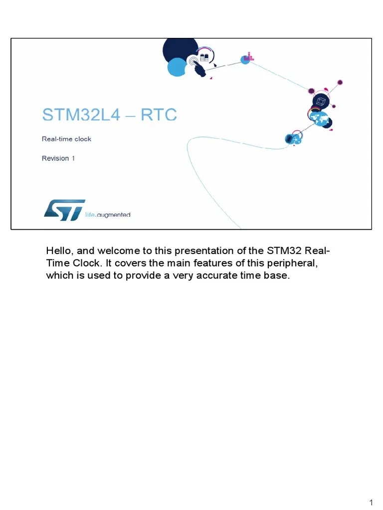 En - Stm32l4 WDG Timers RTC | PDF | Binary Coded Decimal | Calibration