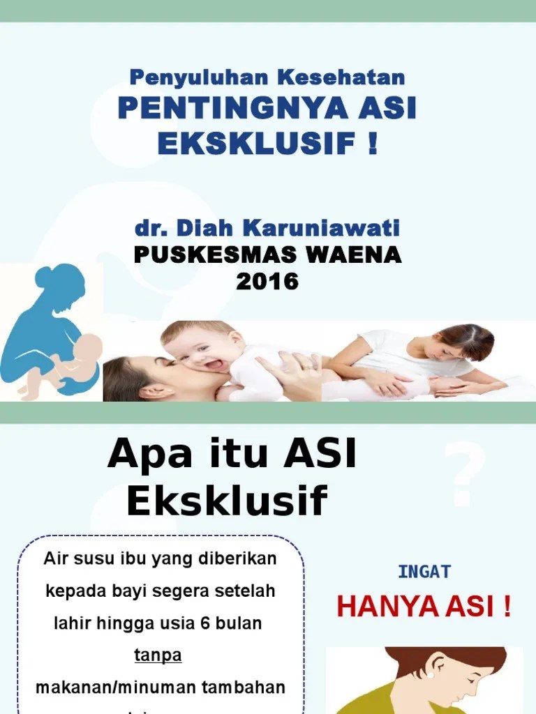 Penyuluhan Asi Eksklusif | PDF