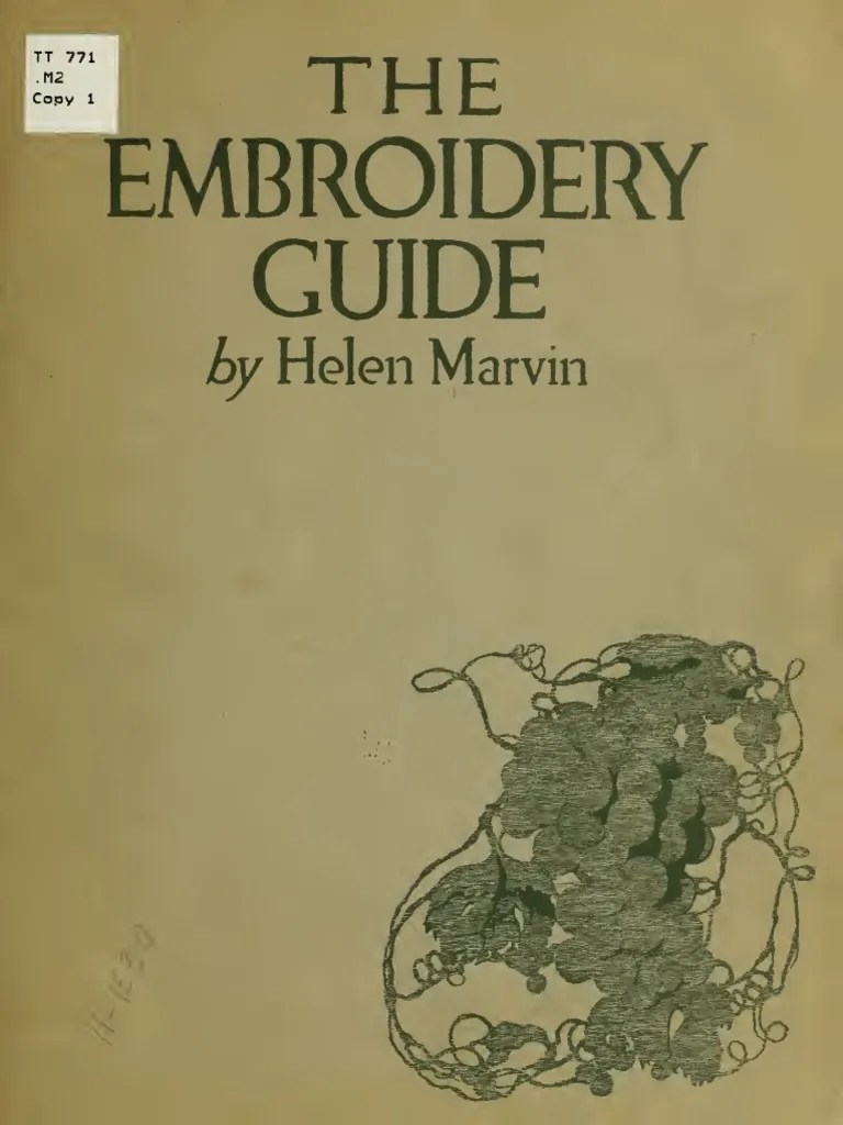 Embroidery Guide | PDF | Embroidery | Brown