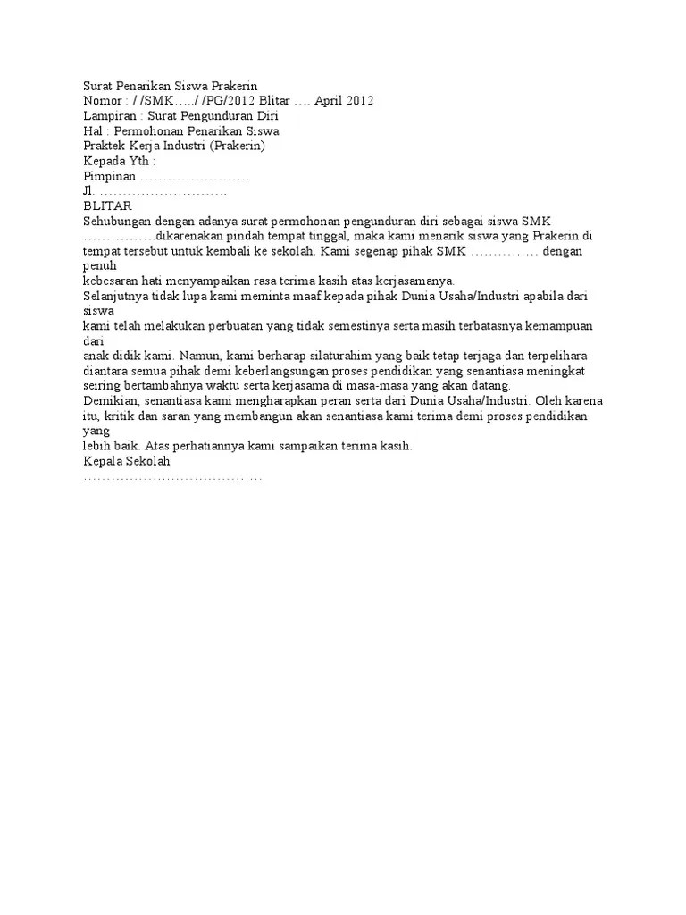 Contoh Surat Pengunduran Diri Dari Kepala Sekolah Berbagi Contoh Surat Academia edu is a platform for academics to share research papers.