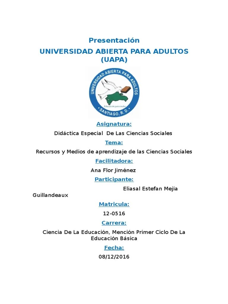 Tarea 5 De Didactica Especial En La Ciencias Sociales | PDF | Cognición ...