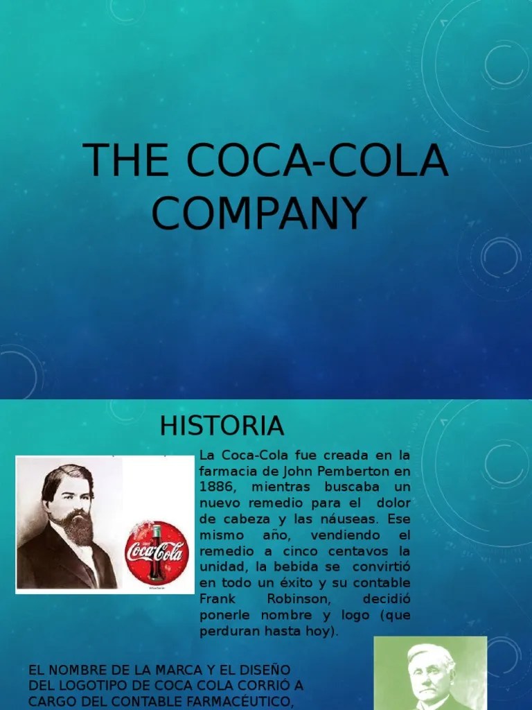 The Coca-Cola Company | PDF | Coca Cola | La Compañia De Coca Cola