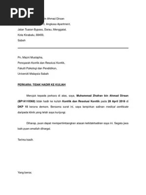 Contoh surat dokter klinik bekasi audit kinerja. Surat Mc Kosong Differentiates Bloggers Image Database