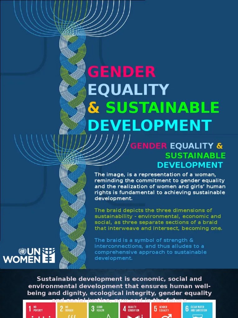 Gender Equality And Sustainable Development | PDF | Sustainability | Sustainable Development