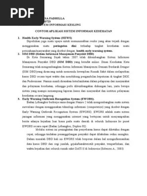 Sistem informasi ini dibuat dengan berbasis web menggunakan bahasa pemrograman. Contoh Aplikasi Sistem Informasi Kesehatan Pdf