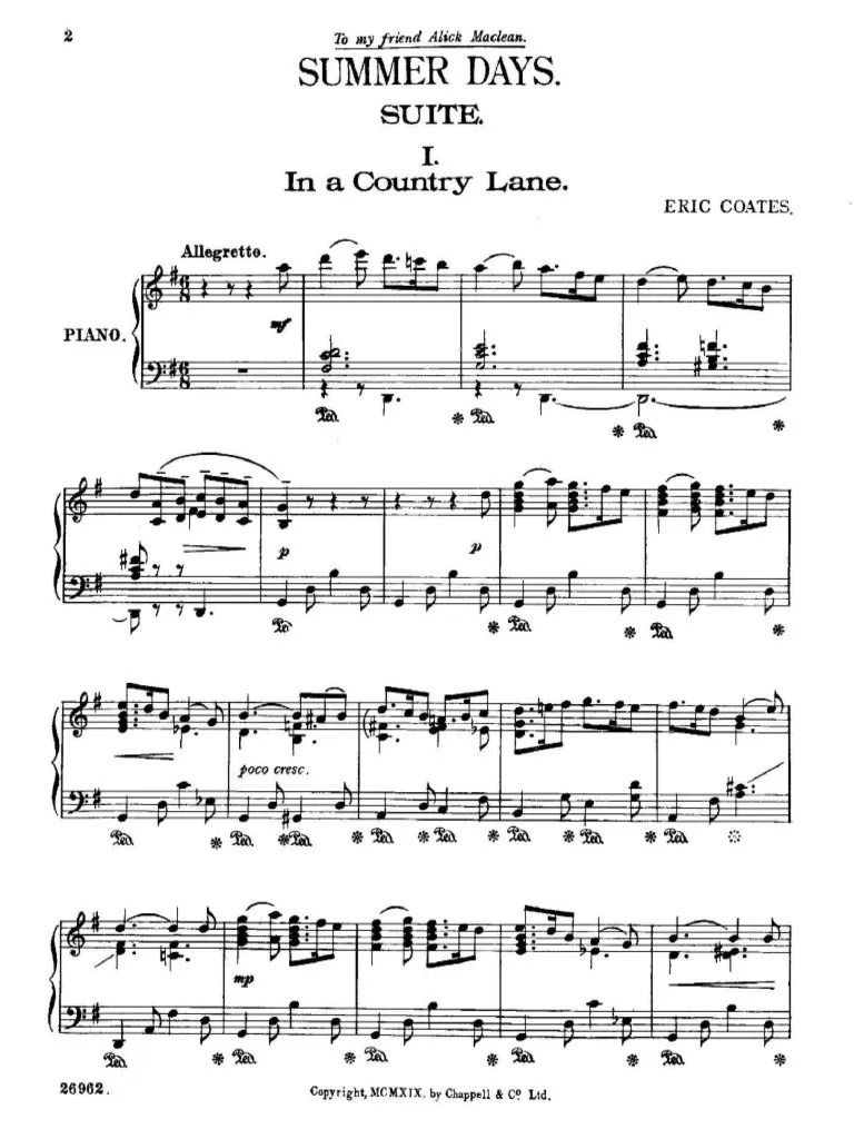 Coates - Summer Days | PDF