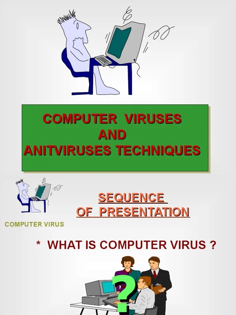Computer Virus And Antivirus Techniques | PDF | Computer Virus ...