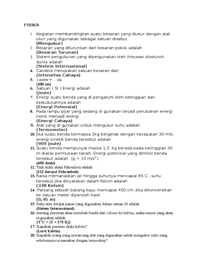 Soal cerdas cermat biologi sma