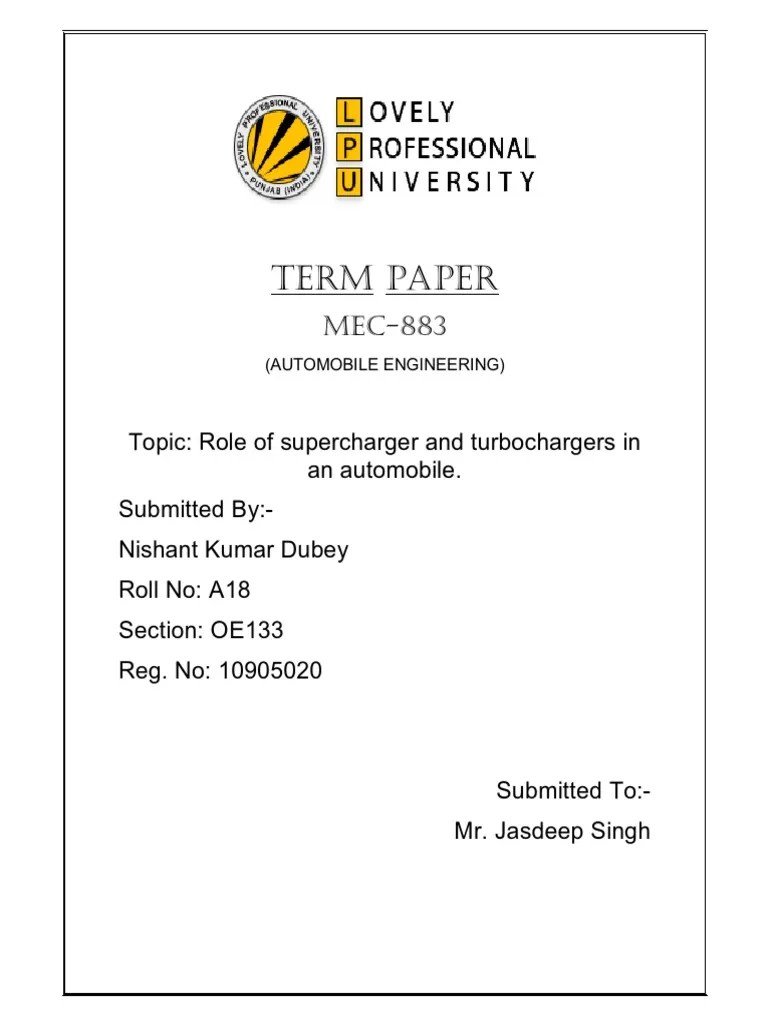 Turbocharger And Supercharger PDF | PDF | Turbocharger | Internal Combustion Engine