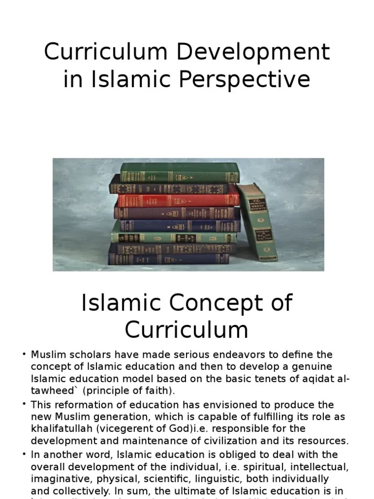 Curriculum Development In Islamic Perspective | PDF | Curriculum ...
