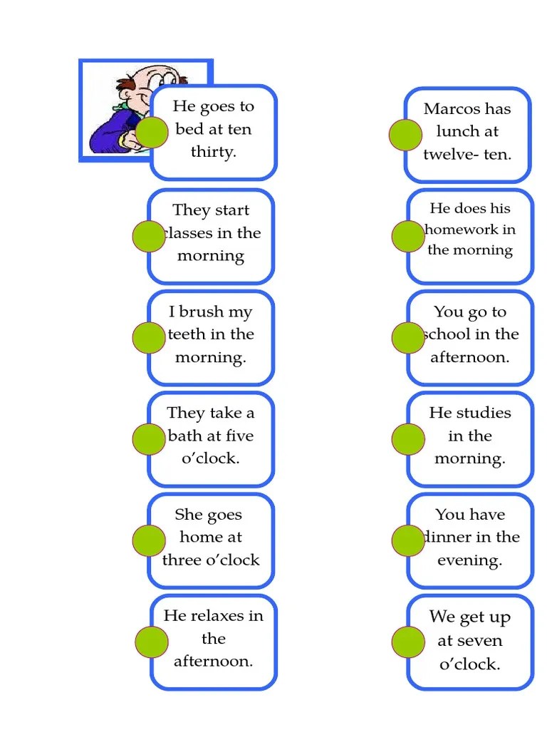 296 Domino Daily Routine Kids | PDF