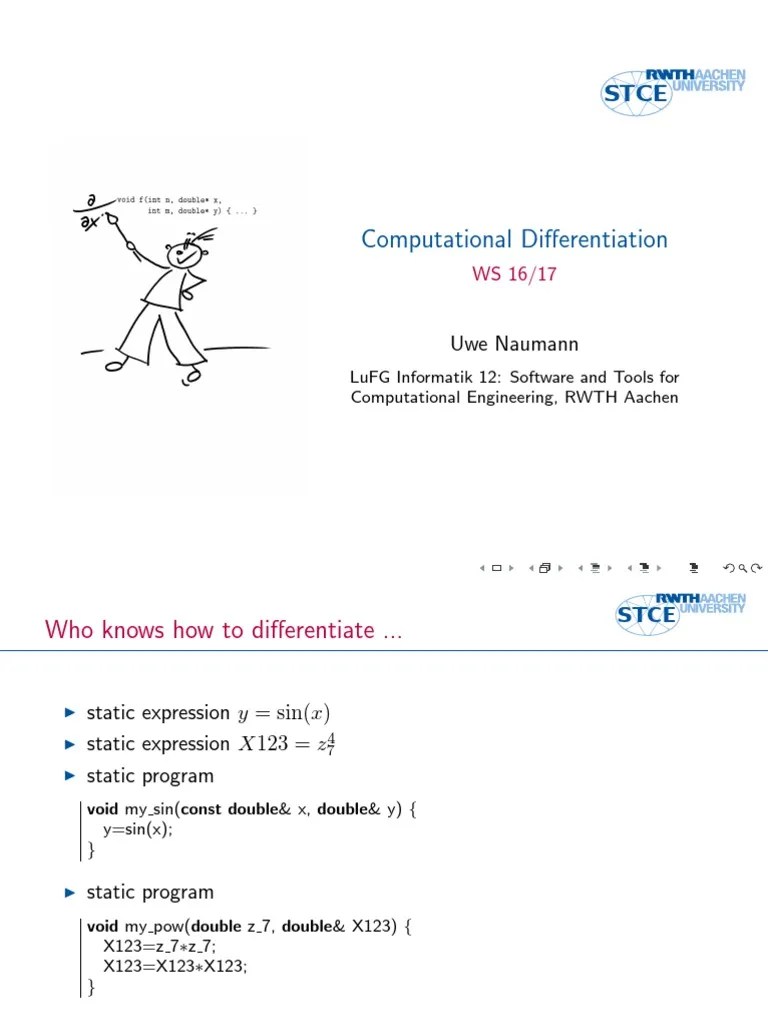 An Introduction To Algorithmic Differentiation For Computing ...
