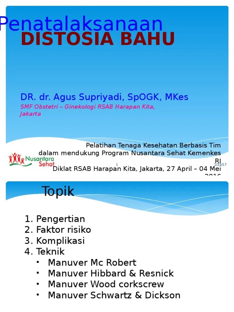 NS06 Distosia Bahu As | PDF