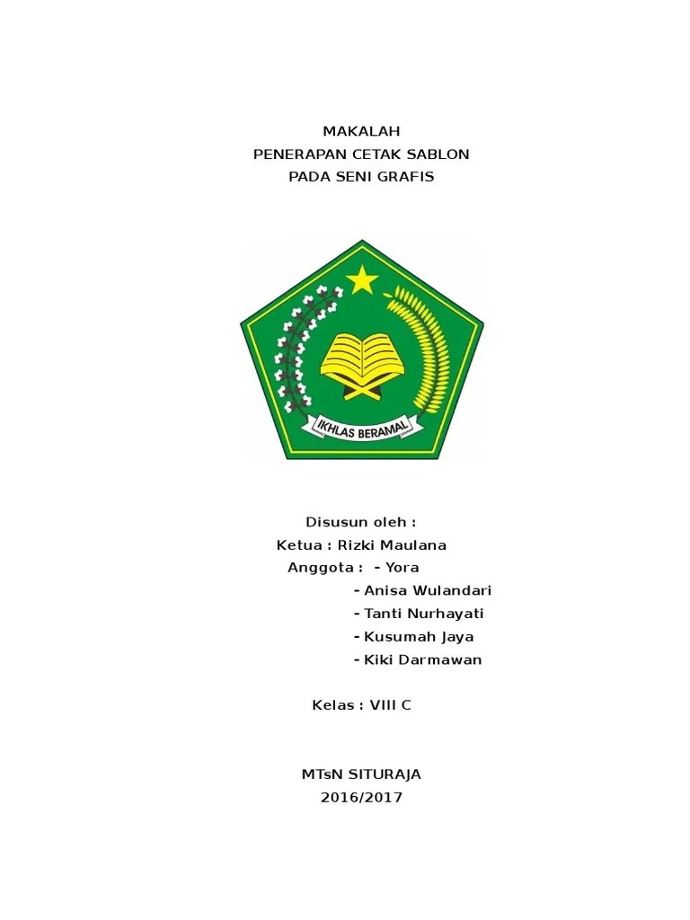 Pengertian Cetak Sablon | PDF