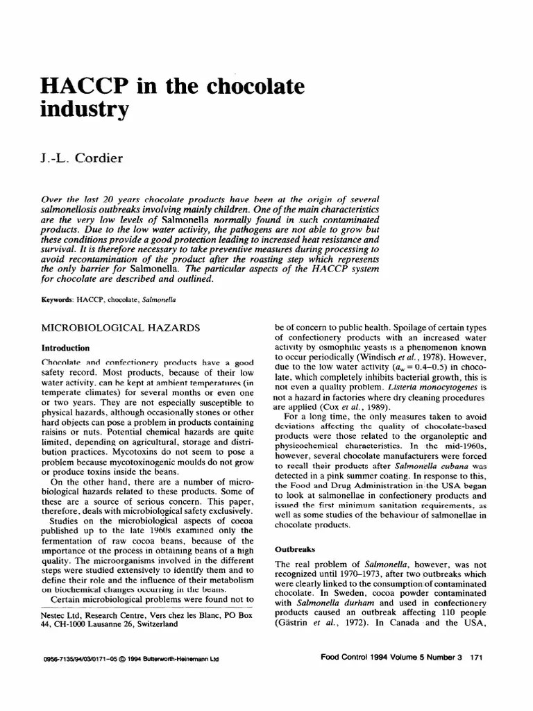 Haccp Pdf Chocolate Breads - Download Stunning Dark Design | HD