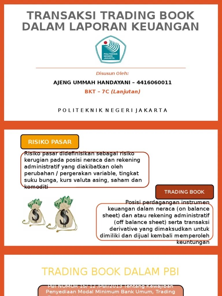 Ajeng Ummah H - Transaksi Trading Book Pada Laporan Keuangan Bank | PDF